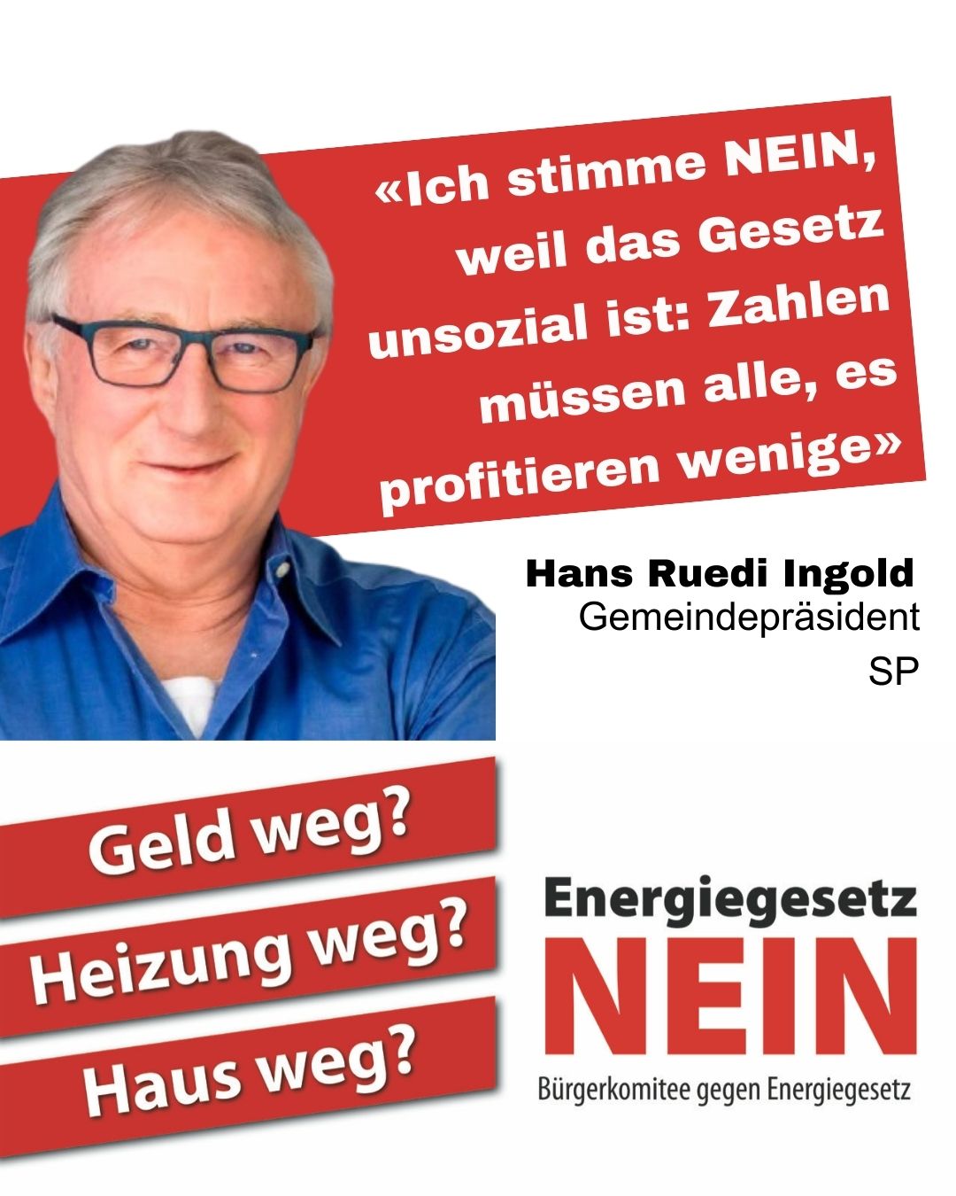 Ingold Hans Ruedi -  Energiegesetz NEIN